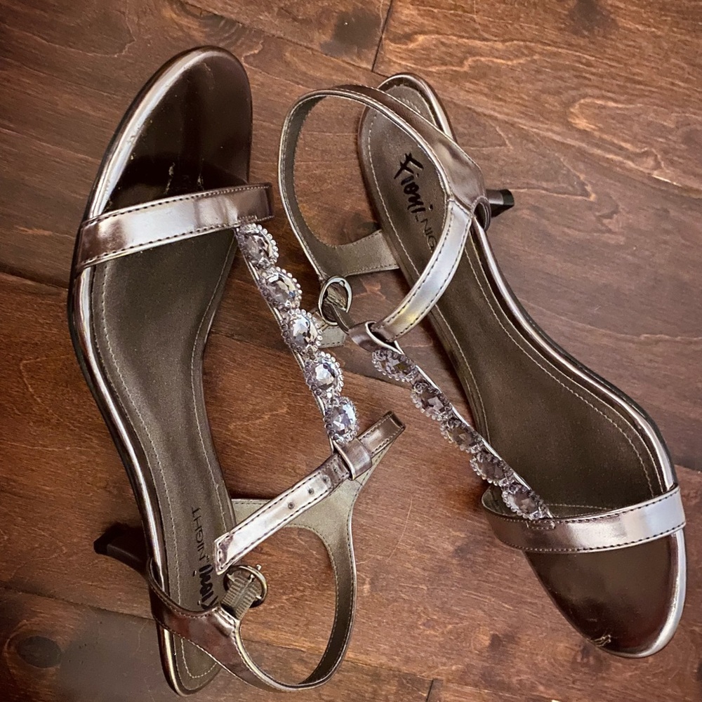 Fioni Night Silver Heels